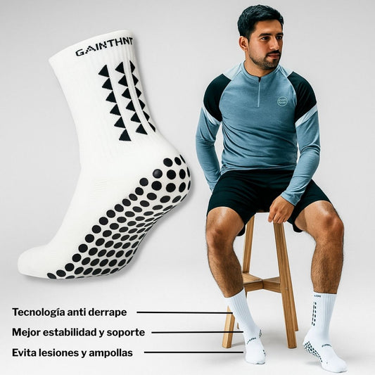 GRIPSOCKS - Calcetines deportivos antiderrapantes
