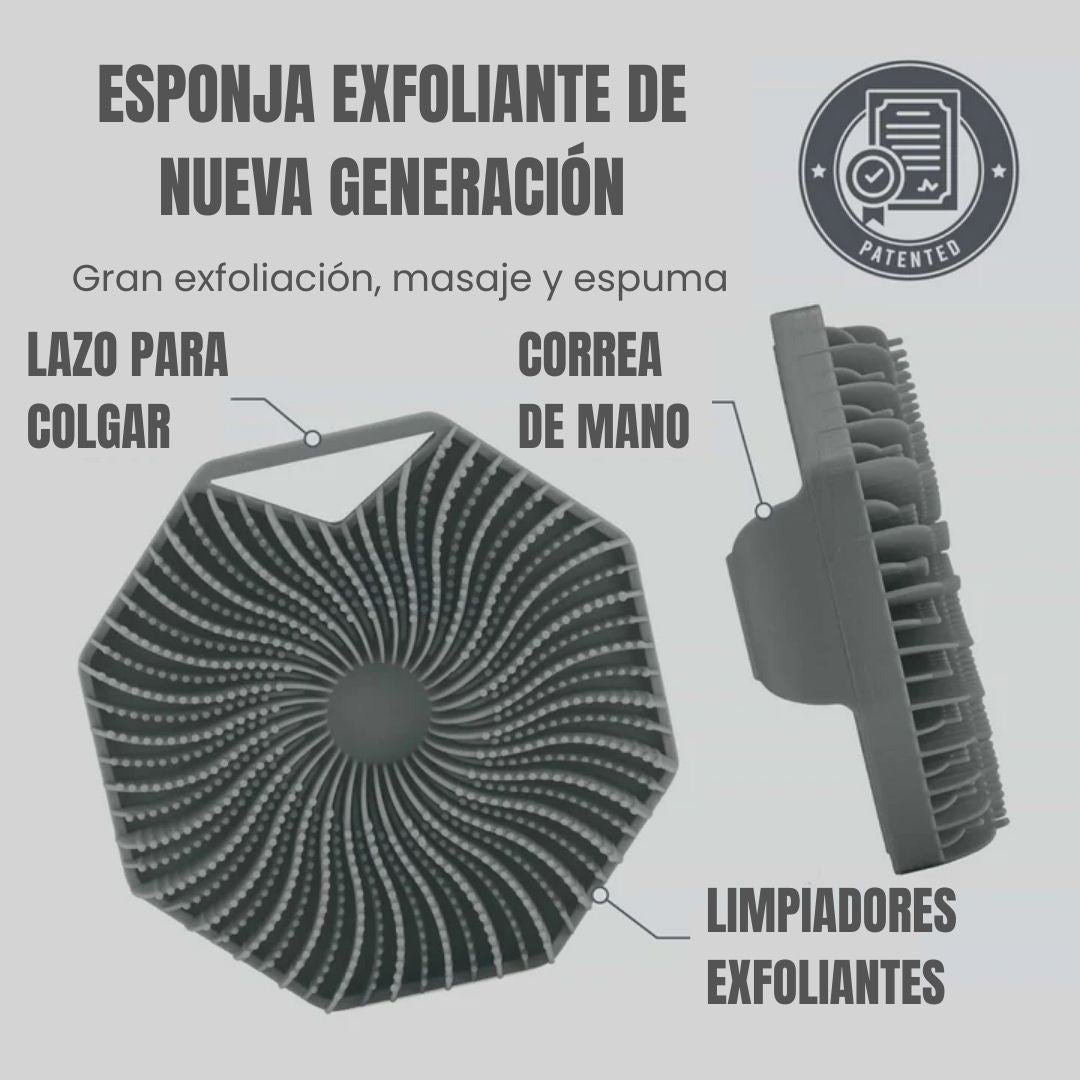 Exfoluxe - Esponja exfoliante hipoalergénica