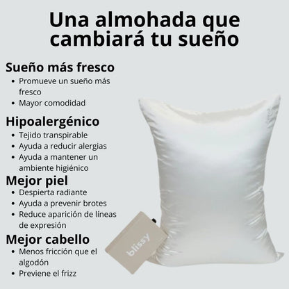Funda de almohada de seda Mulberry