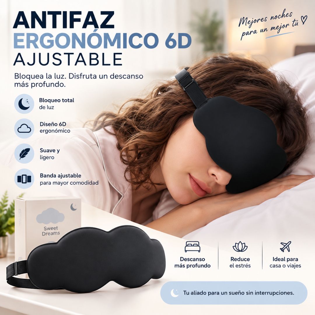 Antifaz para dormir 6D